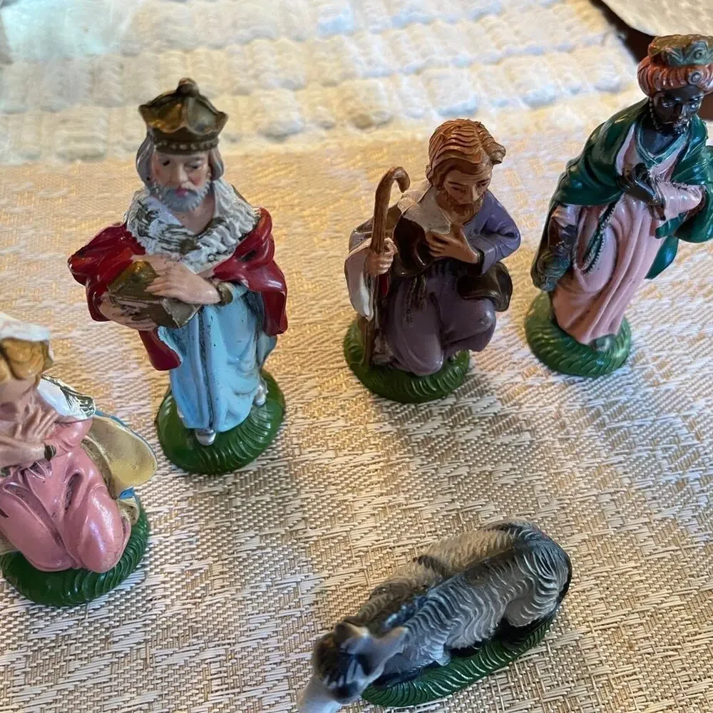 Vintage Fontanini Italian Christmas nativity 5 piece set